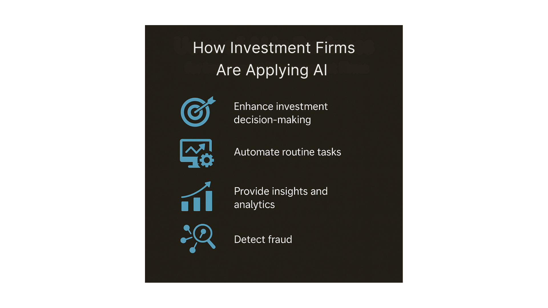 how investment firms are applying ai