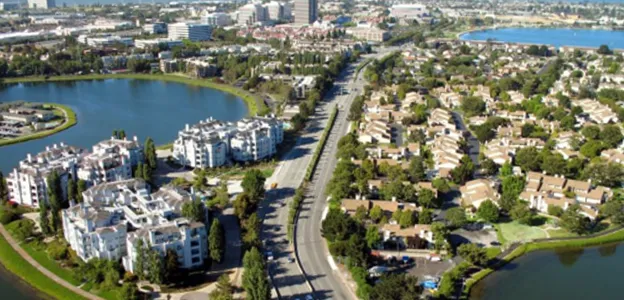 foster city aerial view