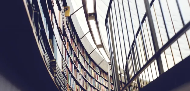 library filled with books